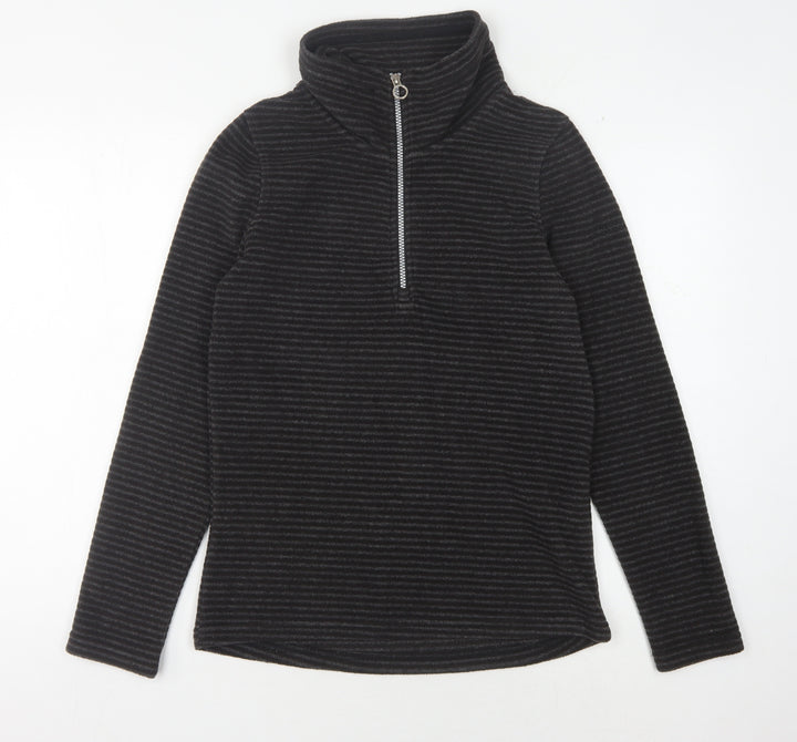 Regatta Women's Black Striped Pullover Sweatshirt