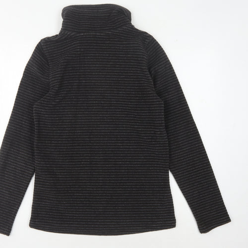 Regatta Women's Black Striped Pullover Sweatshirt