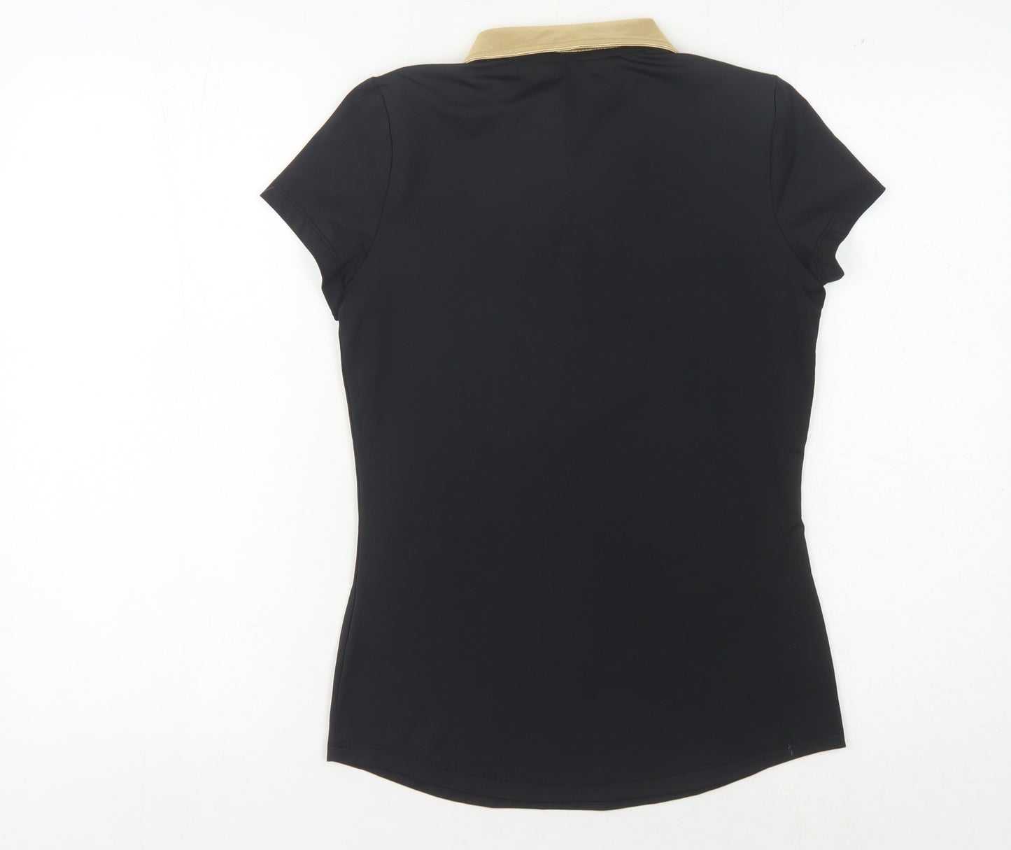 Le Coq Sportif Women's Black Polo Shirt S
