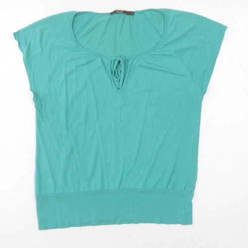 REISS Women's Green Basic T-Shirt, Size M