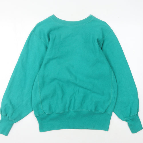 Champion Green Pullover Sweatshirt Unisex M