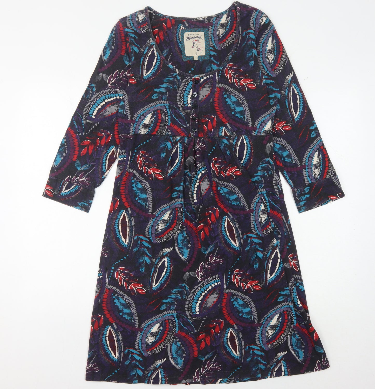 Mantaray Women Multicoloured Dress Size 12