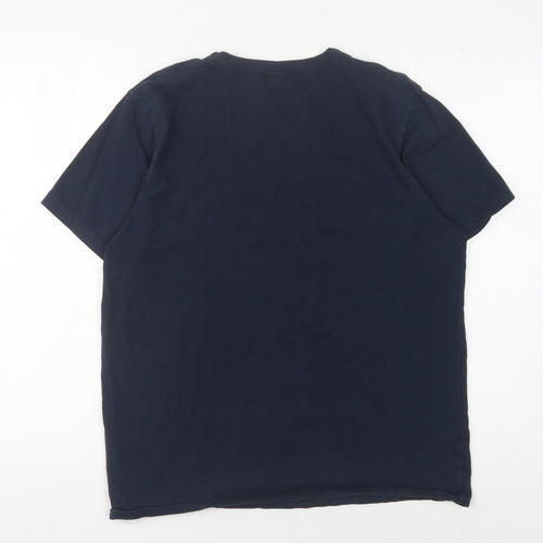 Jigsaw Unisex Blue Graphic T-Shirt S