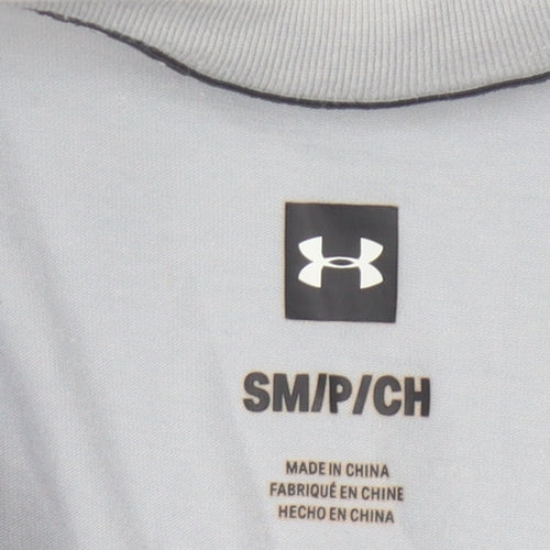 Under Armour Men's Grey Short Sleeve T-Shirt - Size S