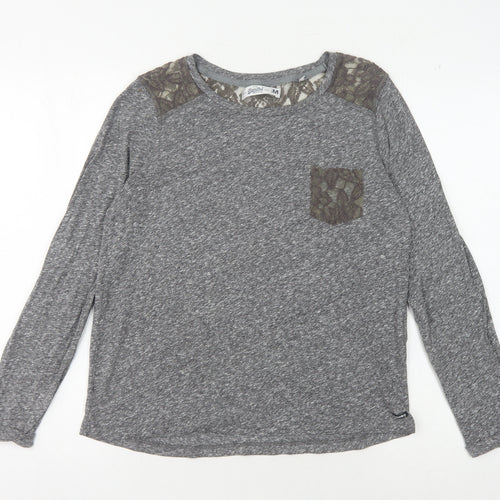 Superdry Women's Grey Jumper, Medium, Long Sleeve