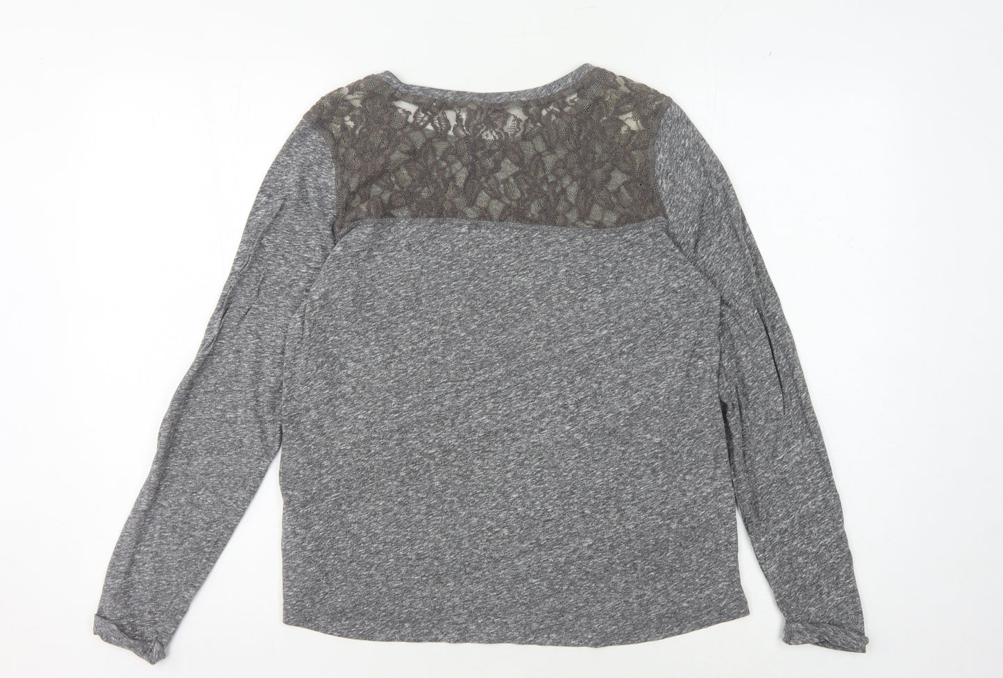 Superdry Women's Grey Jumper, Medium, Long Sleeve