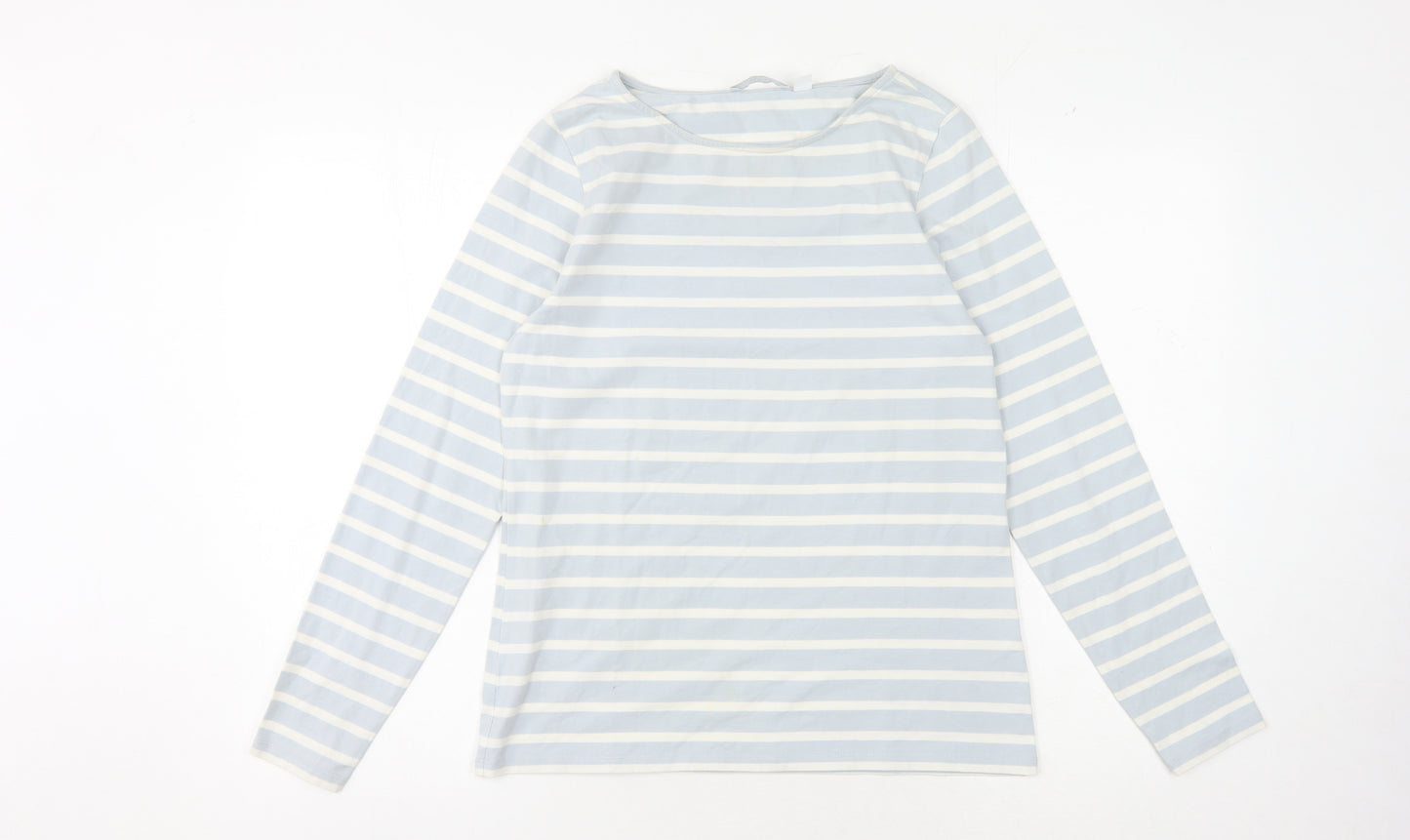 The White Company Women's Striped T-Shirt, Size 12
