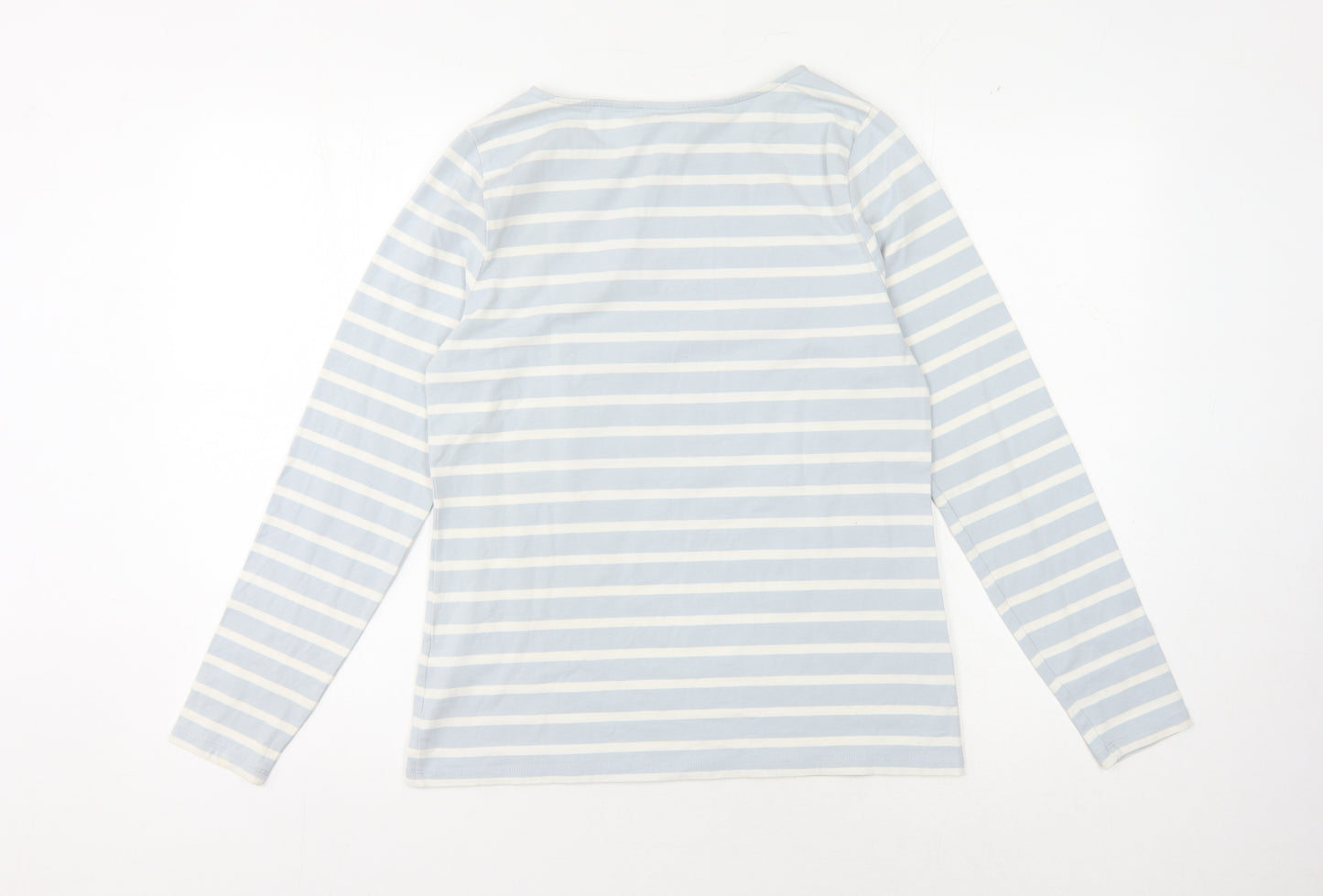 The White Company Women's Striped T-Shirt, Size 12