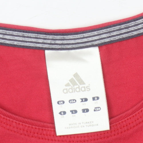Adidas Women's Red T-Shirt Size 12