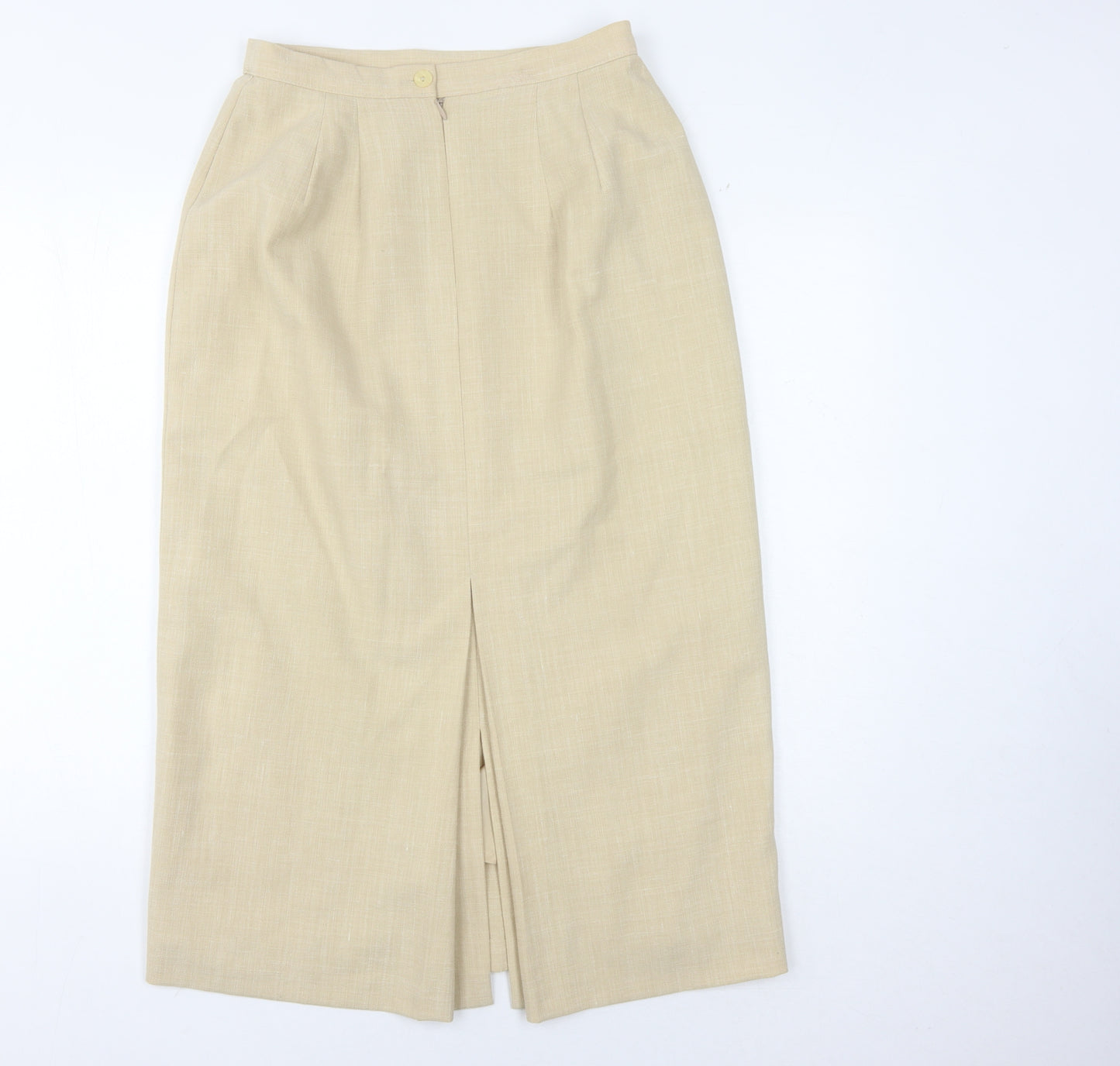 Alexon Women's Beige Midi Pencil Skirt, Size 14