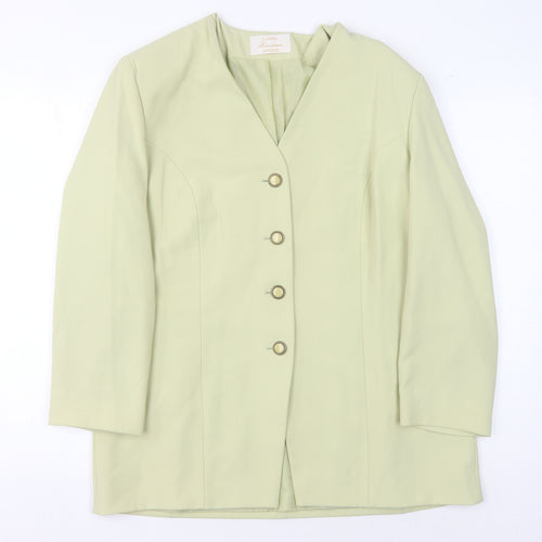 Eastex Women's Green Blazer Size 14 Business Lined