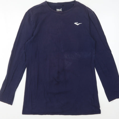 Everlast Men's Blue Long Sleeve T-Shirt Size L