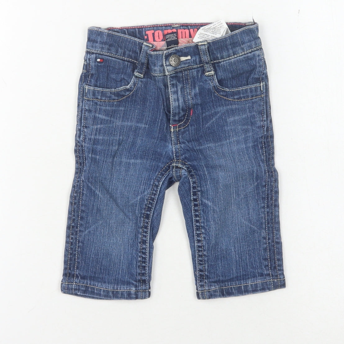 Tommy Hilfiger Girls Blue Straight Jeans, 2 Years - Stylish & Comfy