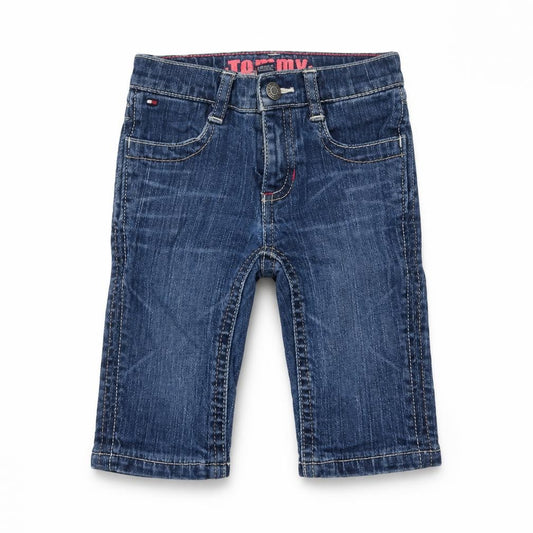Tommy Hilfiger Girls Blue Straight Jeans, 2 Years - Stylish & Comfy