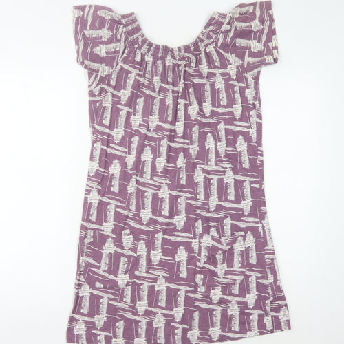 White Stuff Women's Purple Shift Dress UK 8 - Casual & Stylish