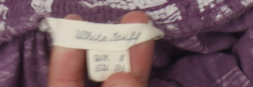 White Stuff Women's Purple Shift Dress UK 8 - Casual & Stylish