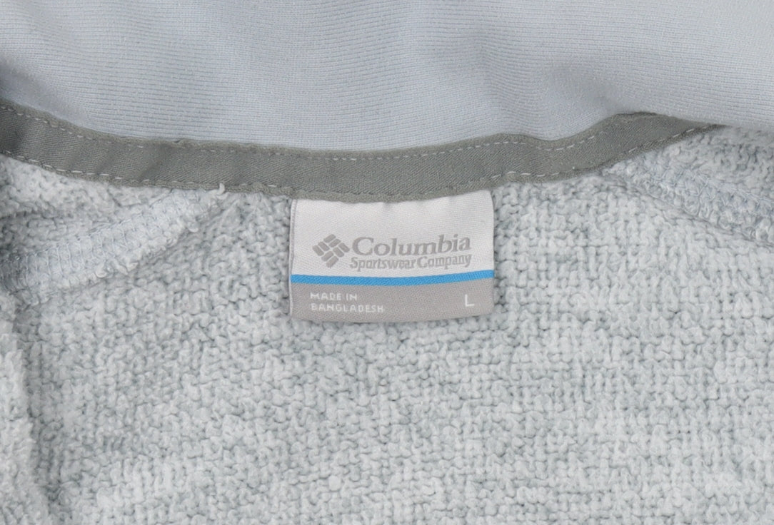 Columbia Men's Grey Half-Zip Sweatshirt L