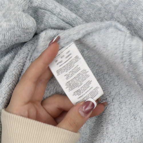 Columbia Men's Grey Half-Zip Sweatshirt L