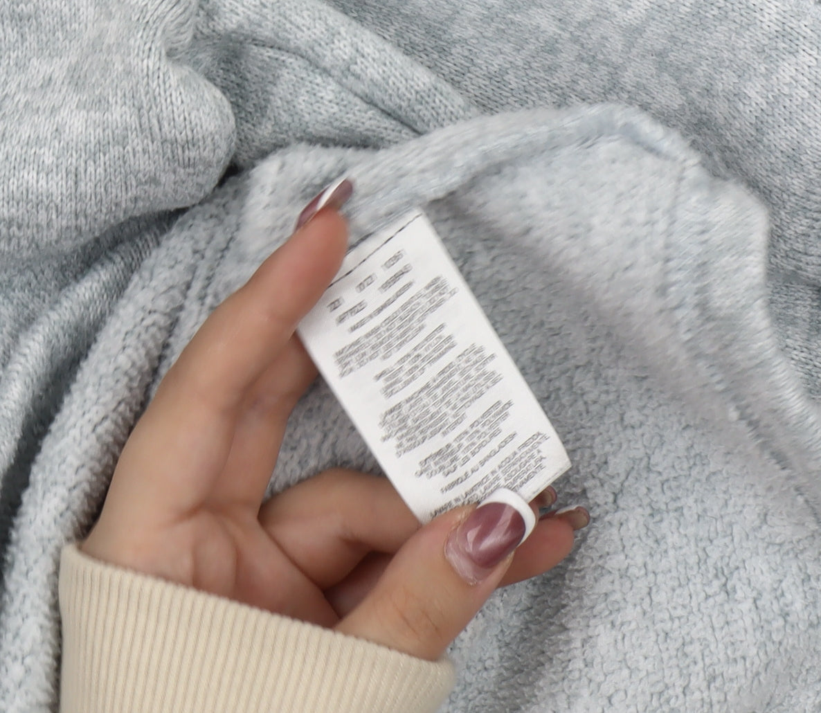 Columbia Men's Grey Half-Zip Sweatshirt L