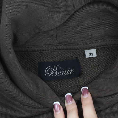 Bénir Men's Brown XS Pullover Hoodie