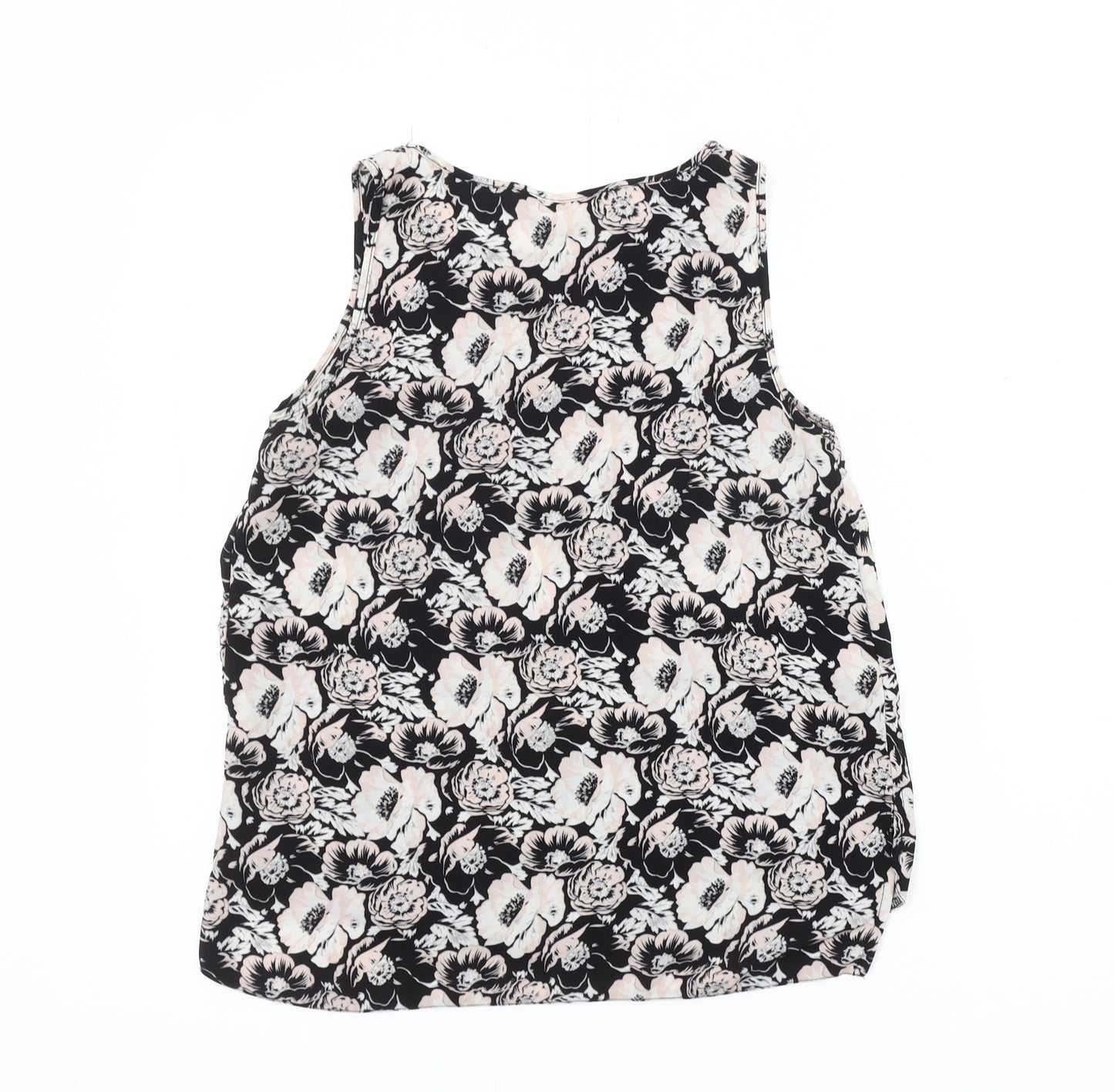 Dorothy Perkins Women's Black Floral Tank Top