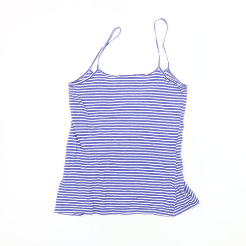 Warehouse Women's Blue Striped Camisole Tank Top Size 8