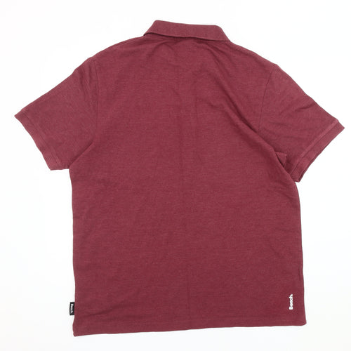 Bench Men's Red polo shirt Size 2XL