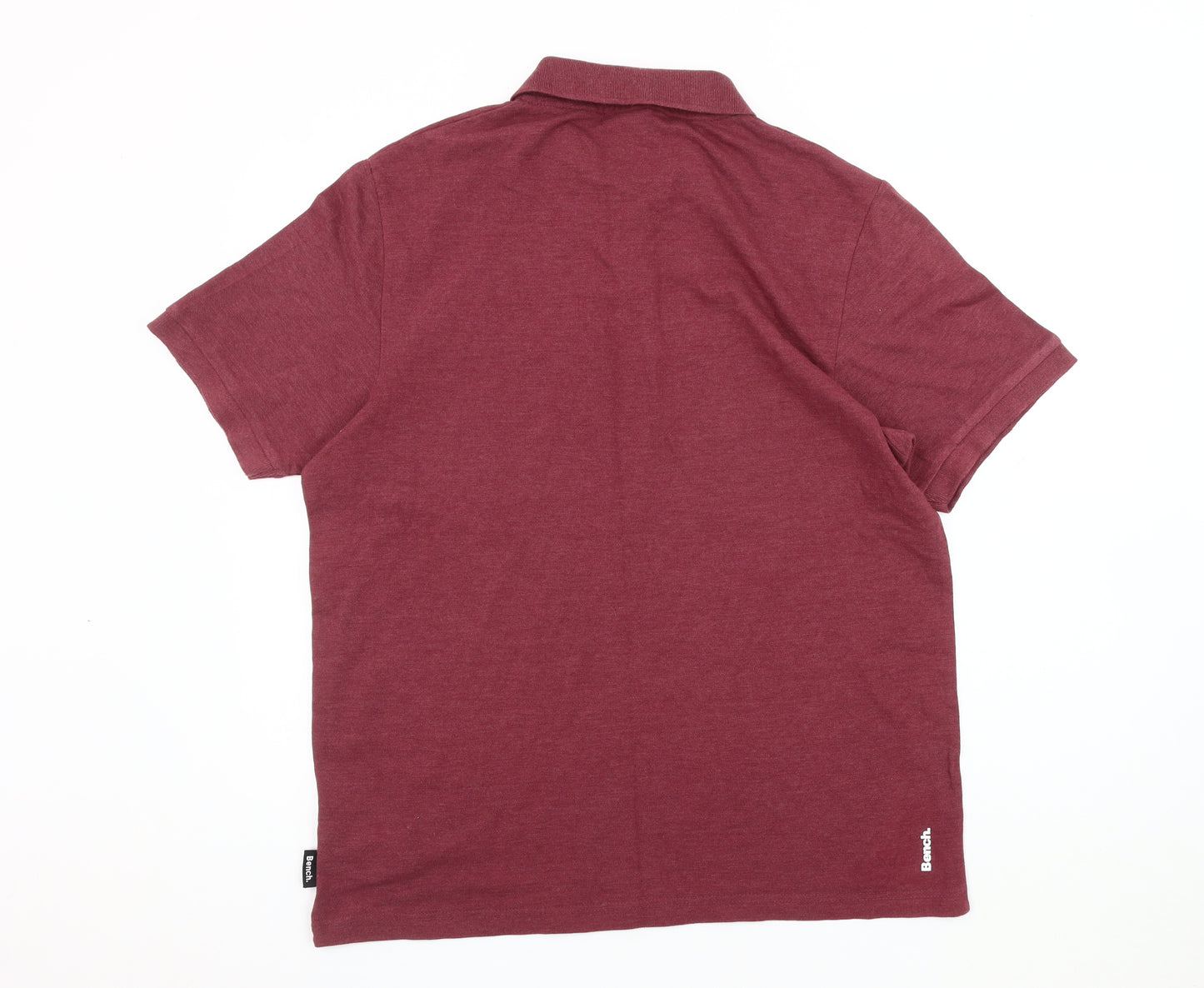 Bench Men's Red polo shirt Size 2XL