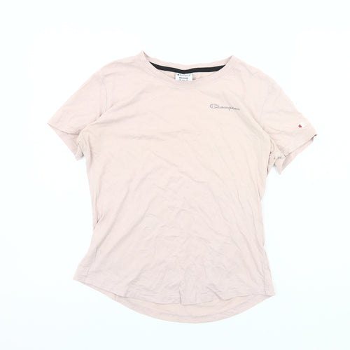 Champion Women's Pink T-Shirt M Crew Neck