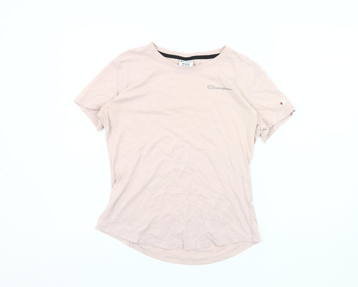 Champion Women's Pink T-Shirt M Crew Neck