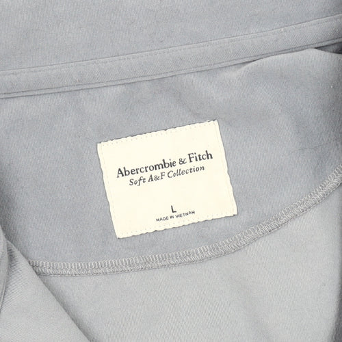 Abercrombie & Fitch Blue Women's L High Neck Sweatshirt