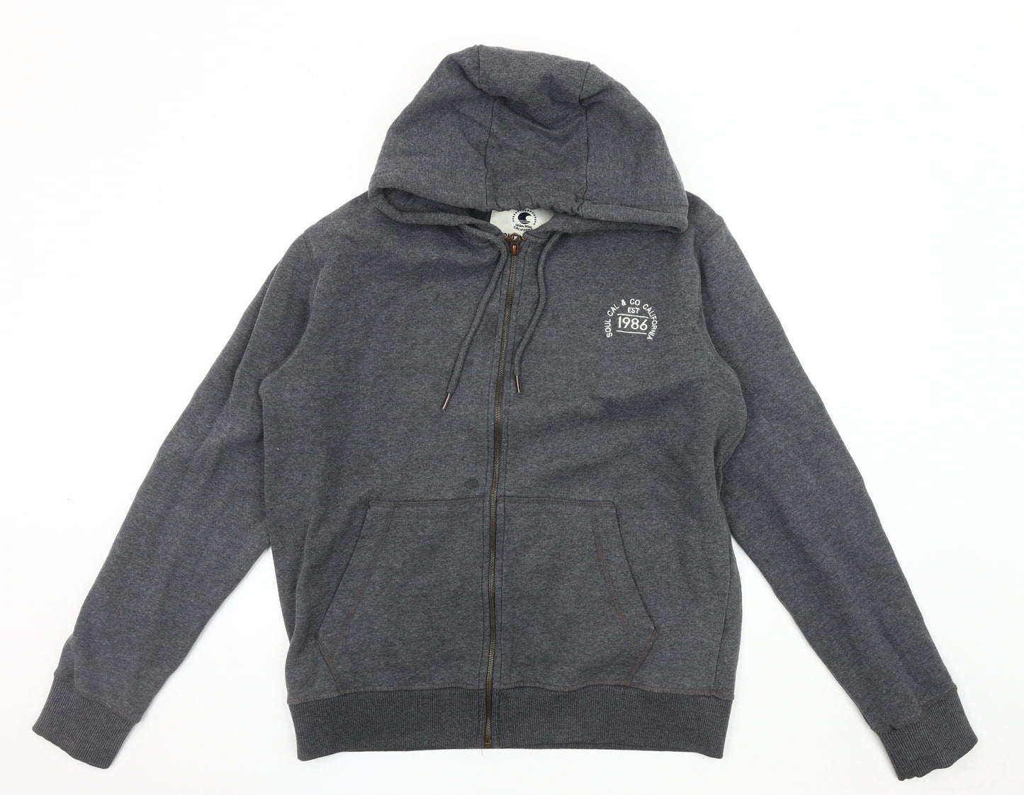 SoulCal & Co Men's Grey XL Hooded Jacket