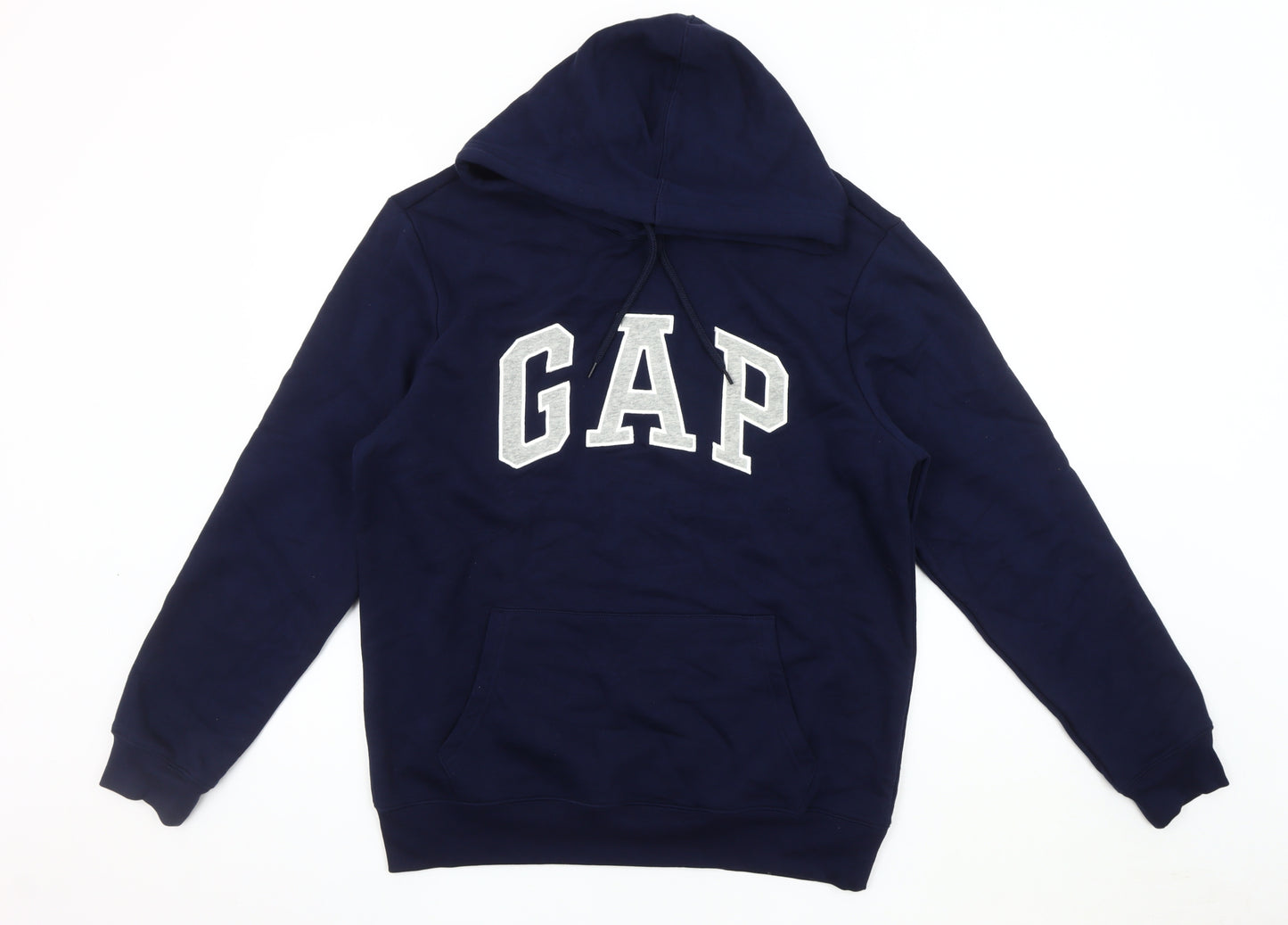 GAP Men's Blue Medium Pullover Hoodie with Logo