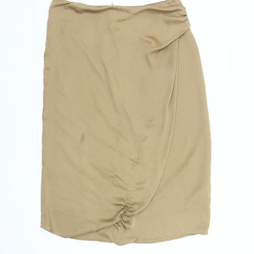 Marks and Spencer Women's Beige Skirt Size 12