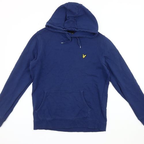 Lyle & Scott Men's Blue Pullover Hoodie Size S