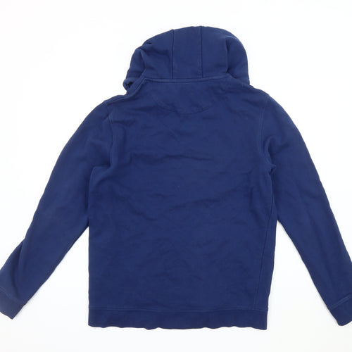 Lyle & Scott Men's Blue Pullover Hoodie Size S