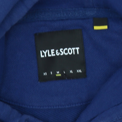 Lyle & Scott Men's Blue Pullover Hoodie Size S