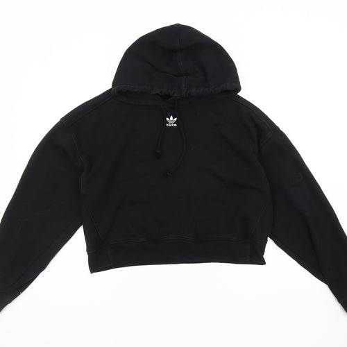 Adidas Women’s Black Pullover Hoodie Size 10 - Hooded Fleece
