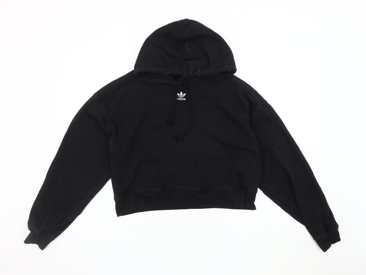 Adidas Women’s Black Pullover Hoodie Size 10 - Hooded Fleece
