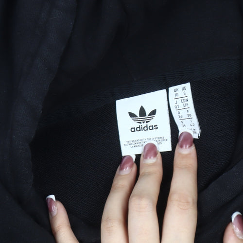 Adidas Women’s Black Pullover Hoodie Size 10 - Hooded Fleece