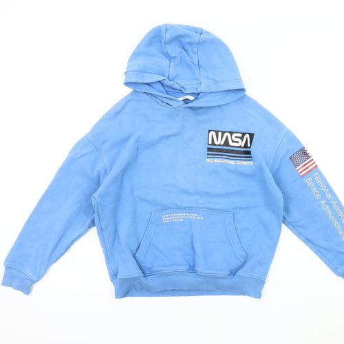 Marks and Spencer Boys Blue NASA Pullover Hoodie, 10-11 Years
