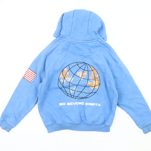 Marks and Spencer Boys Blue NASA Pullover Hoodie, 10-11 Years