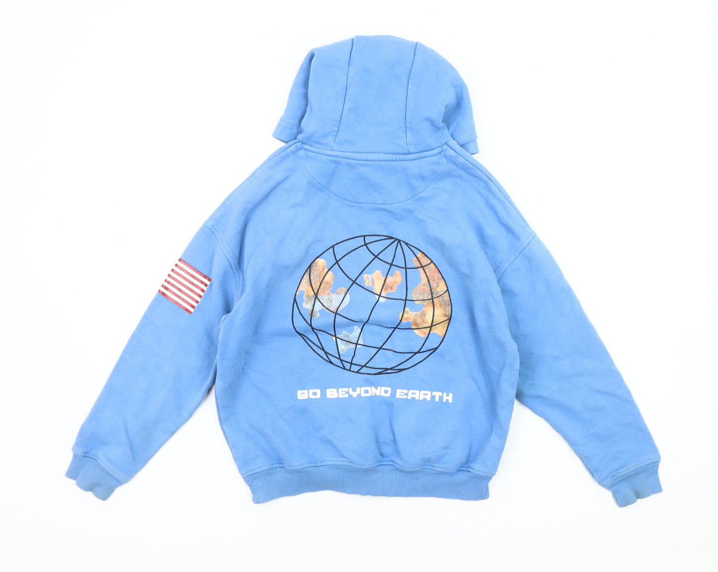 Marks and Spencer Boys Blue NASA Pullover Hoodie, 10-11 Years