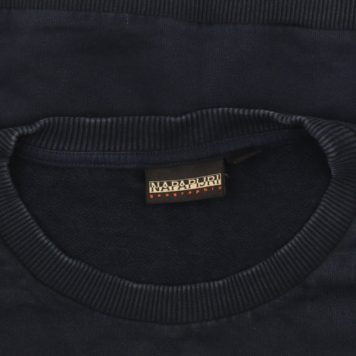 Napapijri Boys Blue Pullover Sweatshirt 16 Years