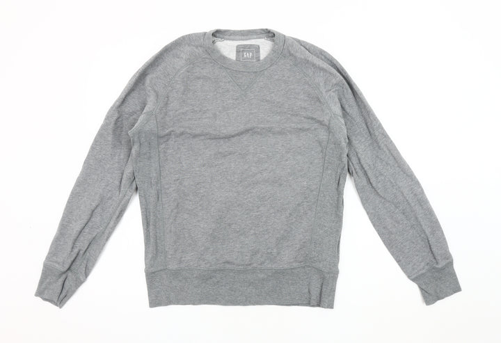 Gap Men’s Grey Pullover Sweatshirt, Size XS, Crew Neck