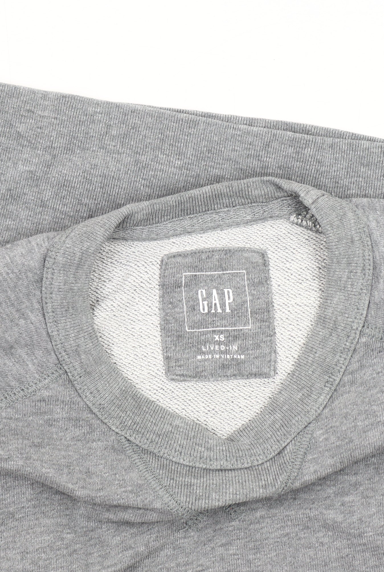 Gap Men’s Grey Pullover Sweatshirt, Size XS, Crew Neck