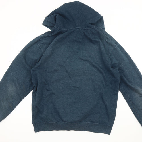 U.S. Polo Assn. Men's Blue Hooded Jacket M