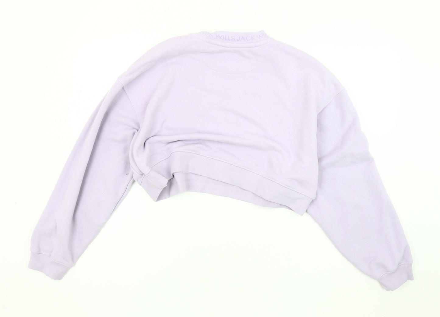 Jack Wills Women's Purple Crew Neck Pullover Sweatshirt