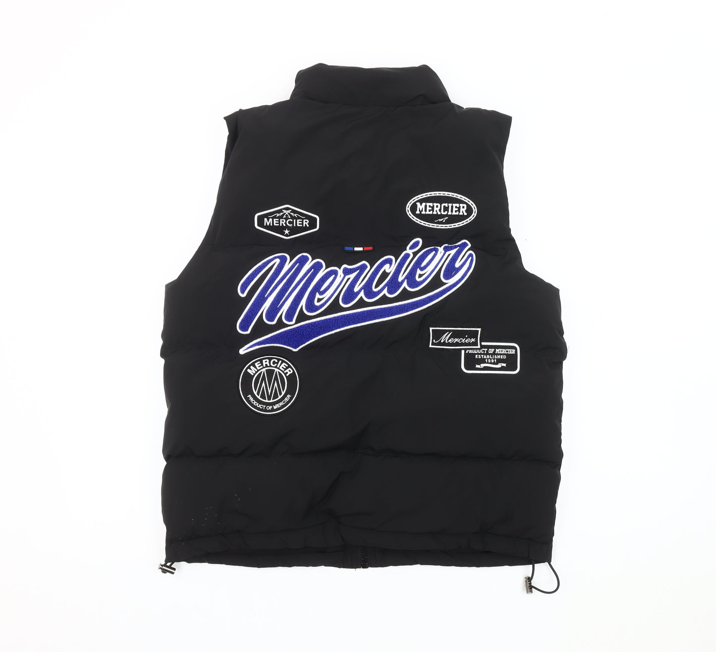Mercier Men's XS Black Puffer Waistcoat - Winter Casual Style