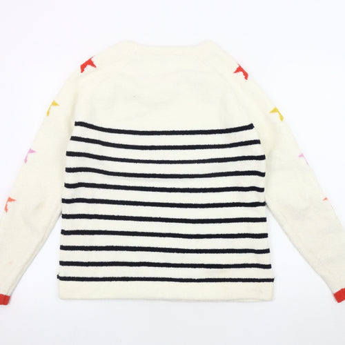 Joules Women's Multicoloured Pullover Jumper Size 8